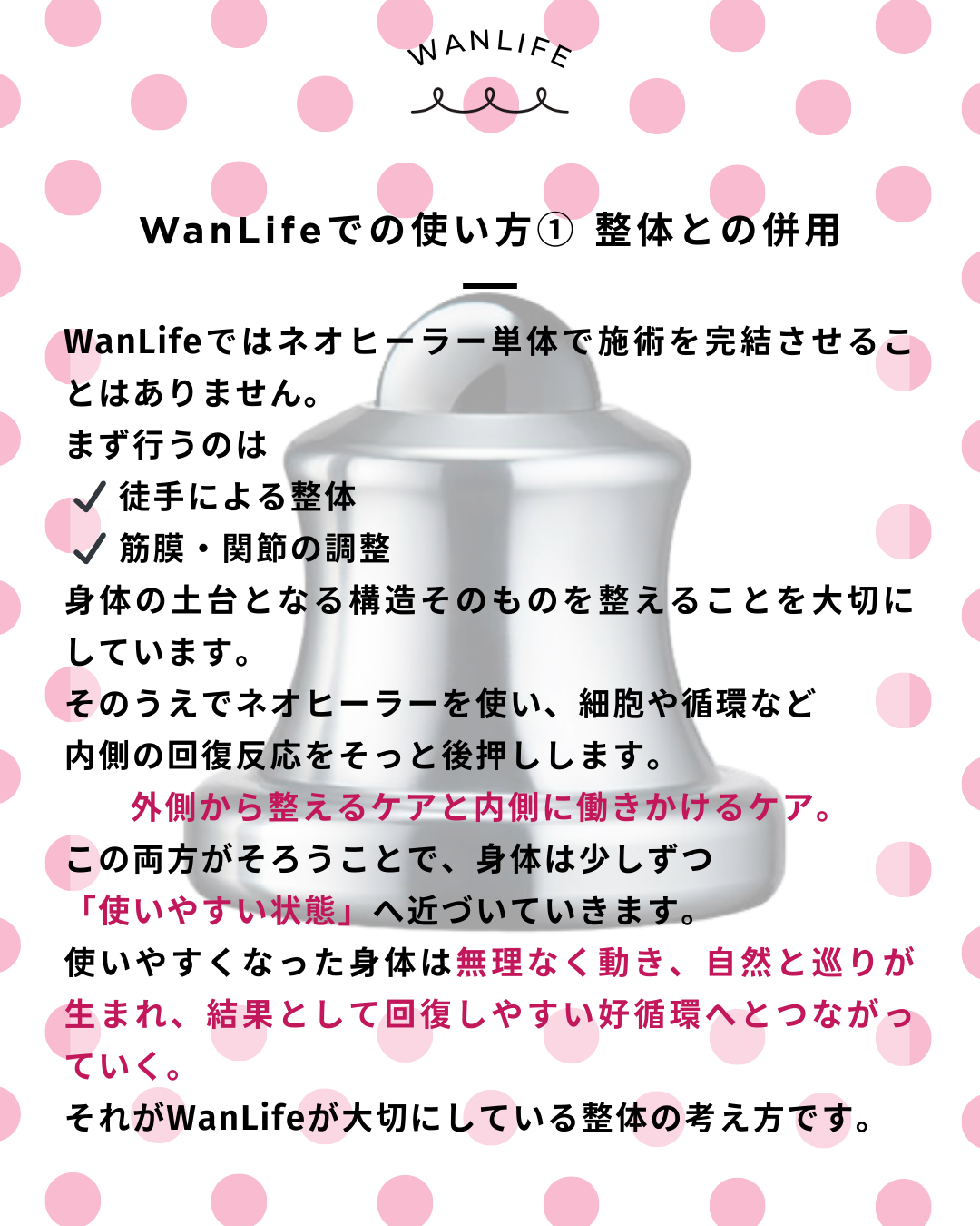 わんわん整体WanLife｜愛知・岐阜の犬の整体・メディセル筋膜リリース・オベロンアニマルスキャン・ネオヒーラー・歩けるくん・温灸・食事療法｜