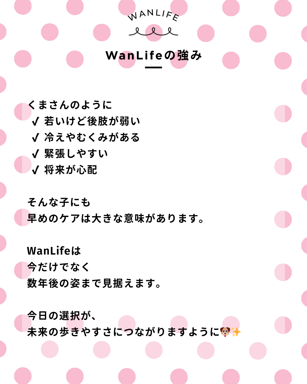 わんわん整体WanLife｜愛知・岐阜の犬の整体・メディセル筋膜リリース・歩けるくん・オベロンアニマルスキャン・ネオヒーラー・温灸・食事療法｜