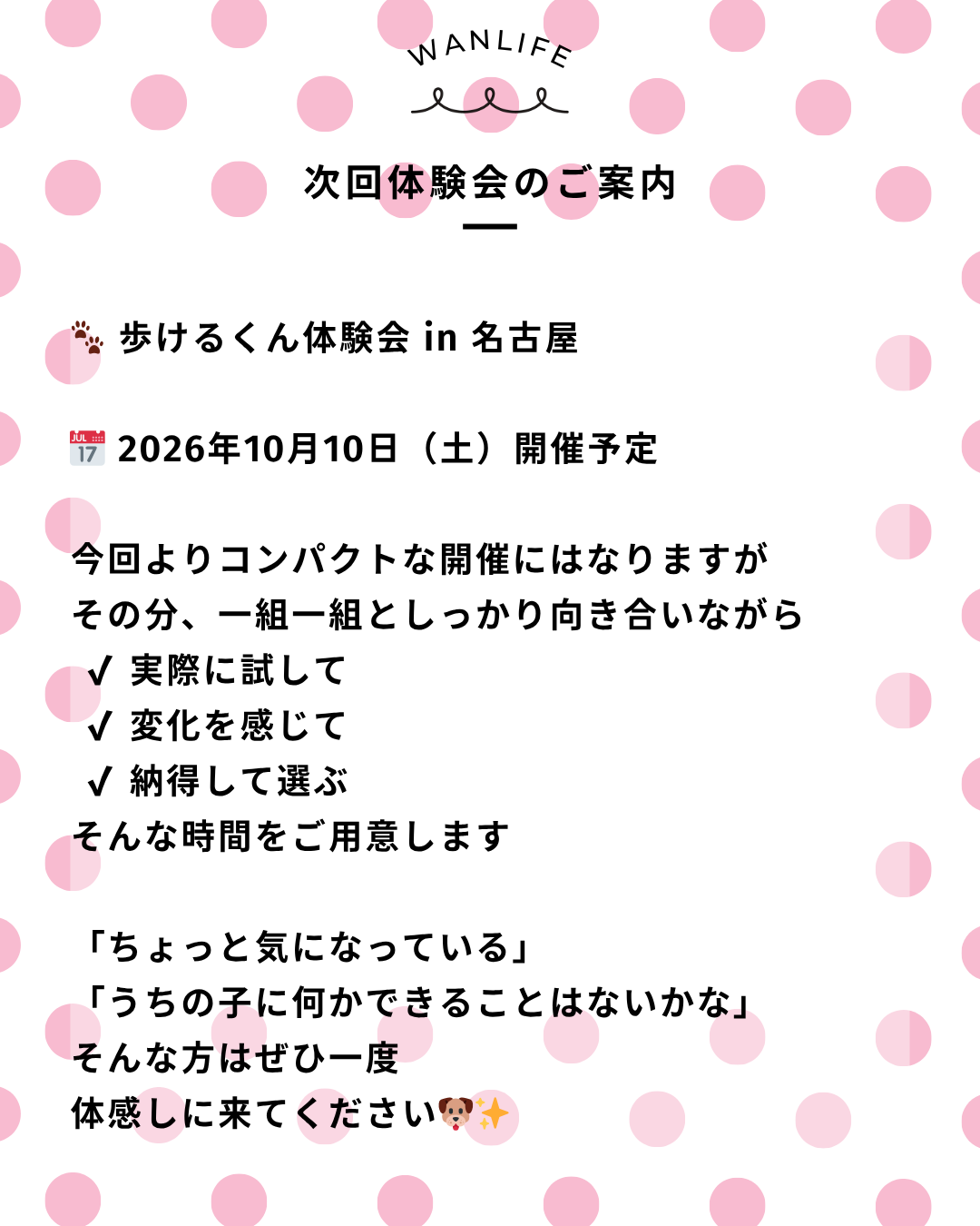 わんわん整体WanLife｜愛知・岐阜の犬の整体・メディセル筋膜リリース・オベロンアニマルスキャン・歩けるくん・ネオヒーラー・温灸・食事療法｜