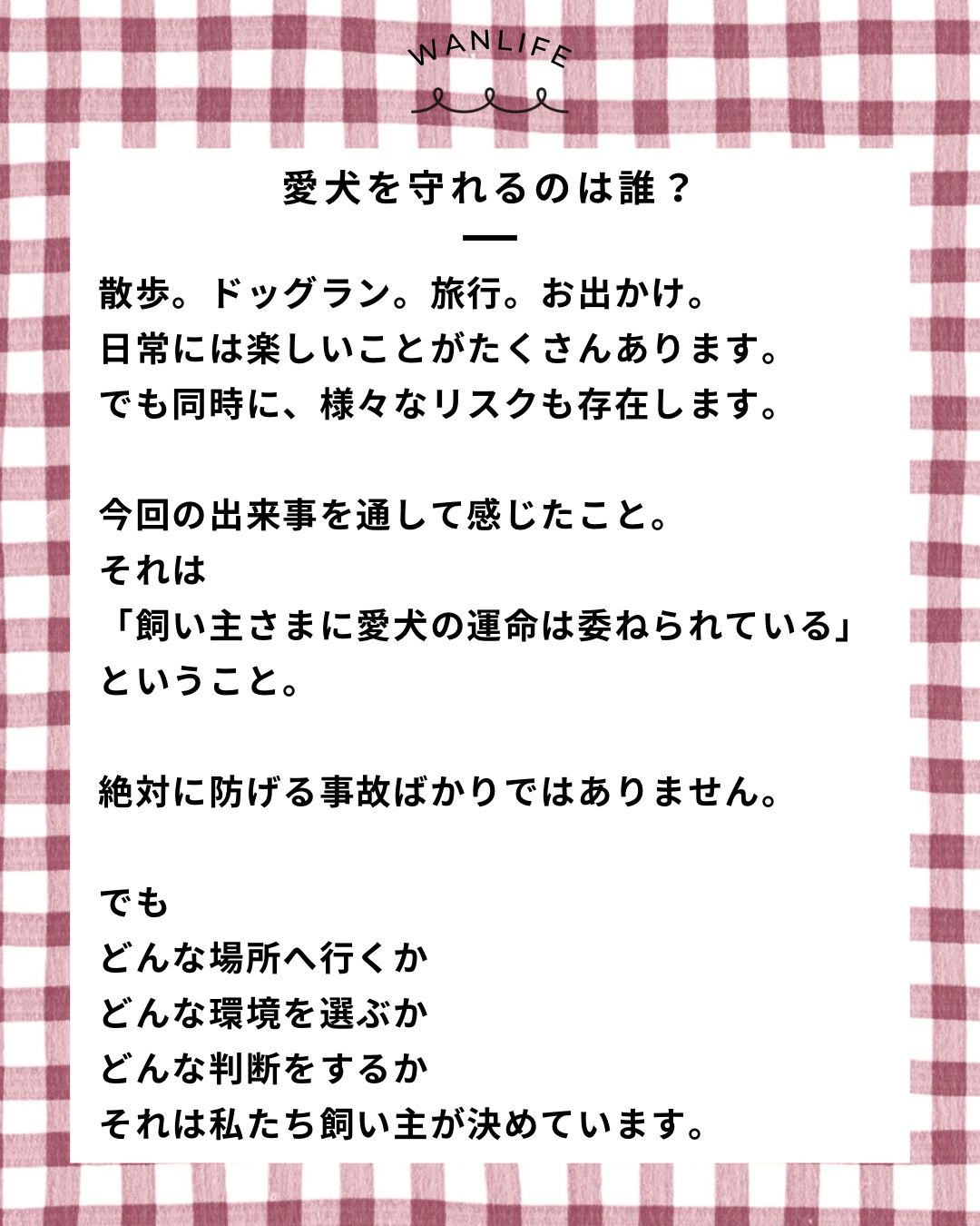名古屋市・尾張旭市・長久手市・春日井市から来店多数の犬の整体WanLife