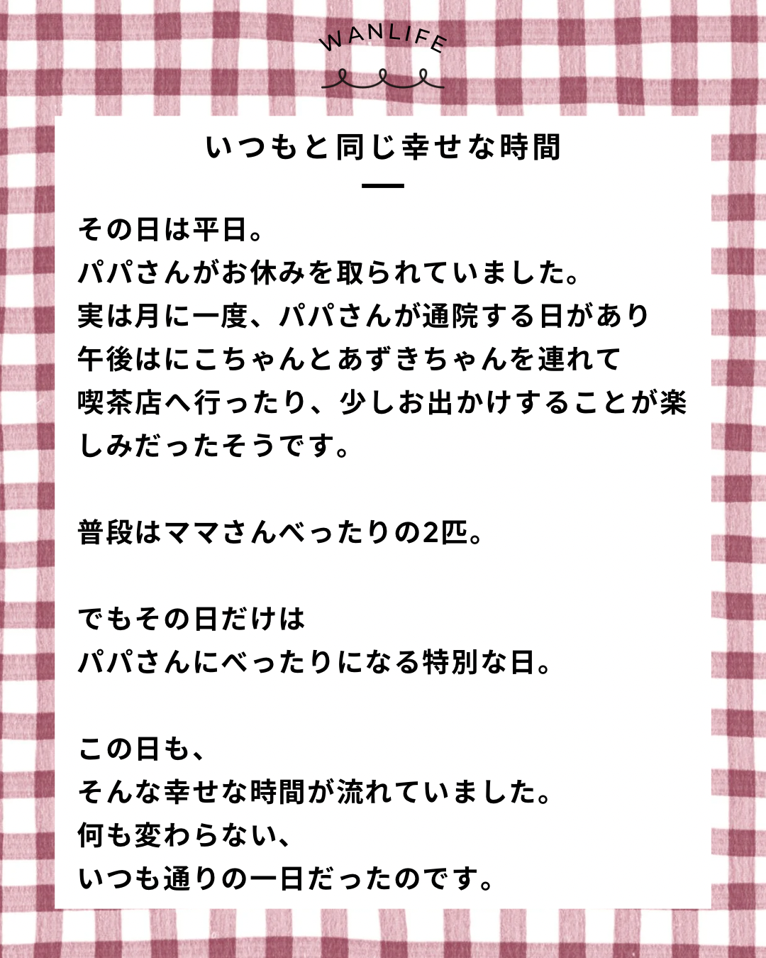 名古屋市・尾張旭市・長久手市・春日井市から来店多数の犬の整体WanLife